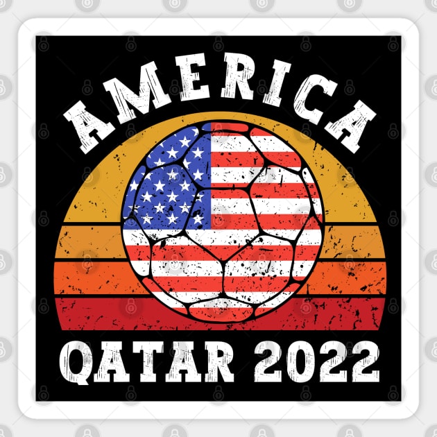 USA World Cup Magnet by footballomatic